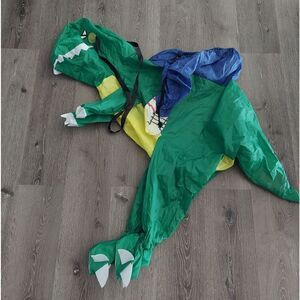 Kids Inflatable Dinosaur Rider Halloween Costume